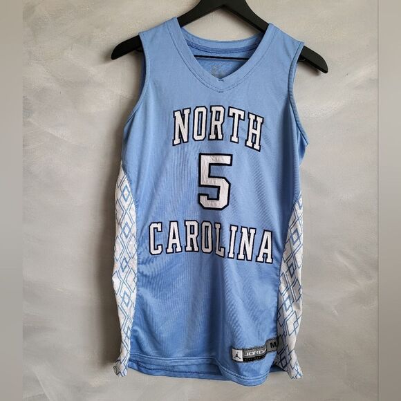 UNC North Carolina Tar Heels Jersey #5 Air Jordan Vtg NIKE Jersey sz M